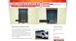 Desktop Screenshot of milpuertasweb.com